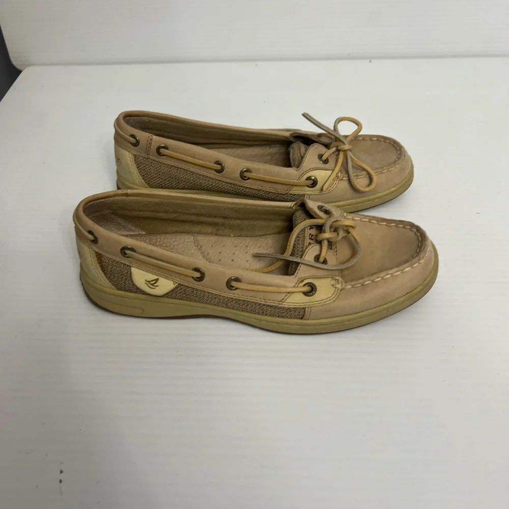 Sperry Top Sliders tan women’s size 7.5M